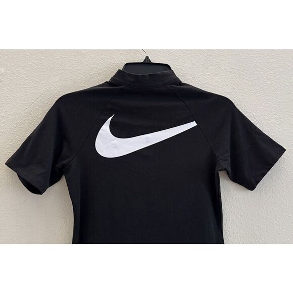 Nike CU5674-010 Womens Sz Small Black/Multi 1/4 Zip Sportswear Swoosh Dress NWOT - Picture 8 of 16